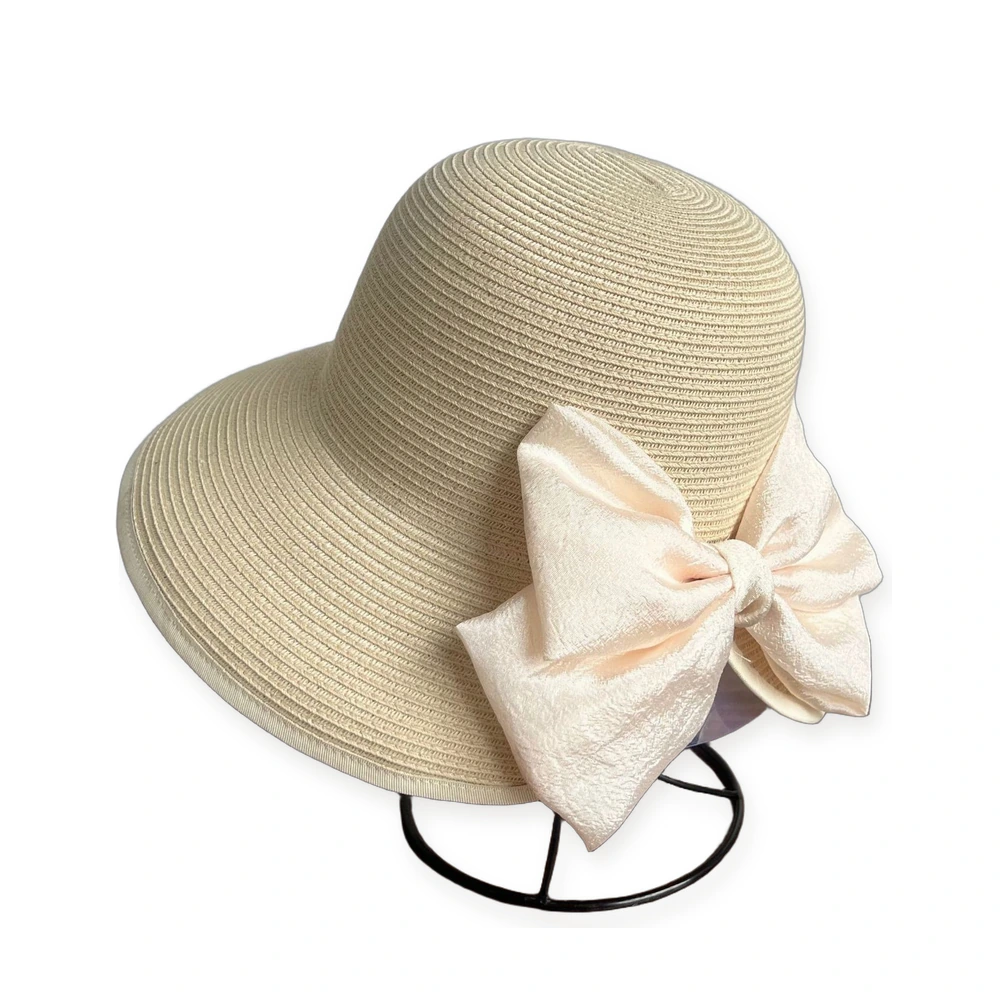 Polyester Bucket Hat with Ribbon Bow image 2