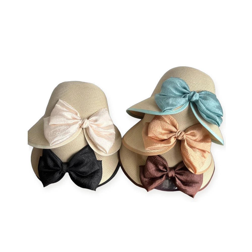 Polyester Bucket Hat with Ribbon Bow image 4
