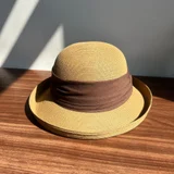 Camel Hat with Coffee Trim Band color reference