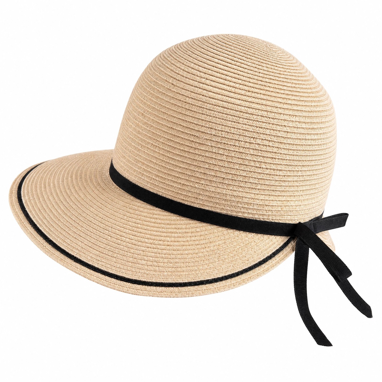 Women's Polyester Sun Hat with Metal Buckle