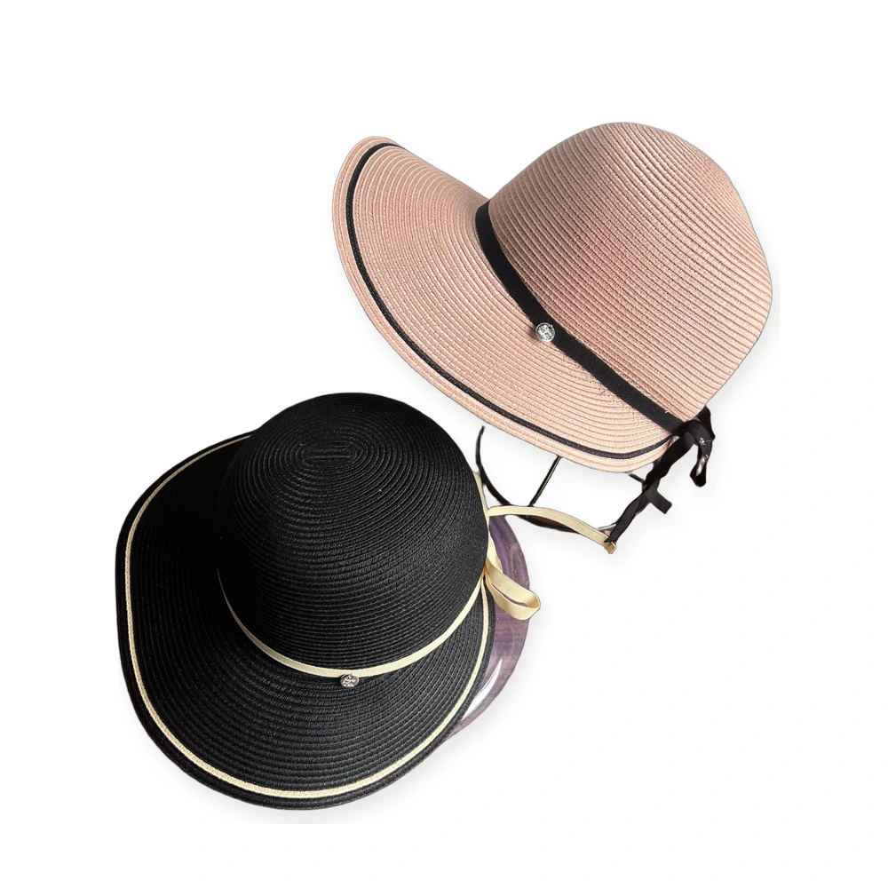 Women's Polyester Sun Hat with Metal Buckle image 3