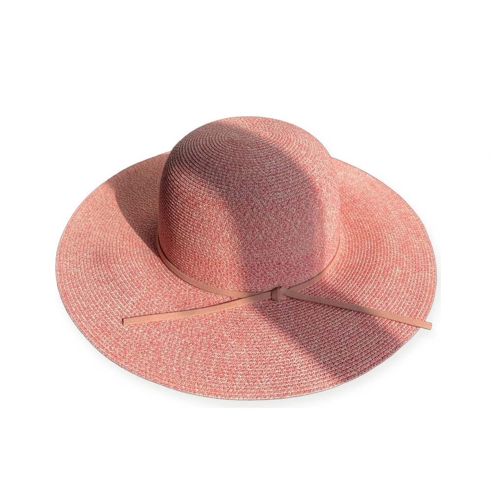 Paper Straw Sun Hat with Leather Band image 3
