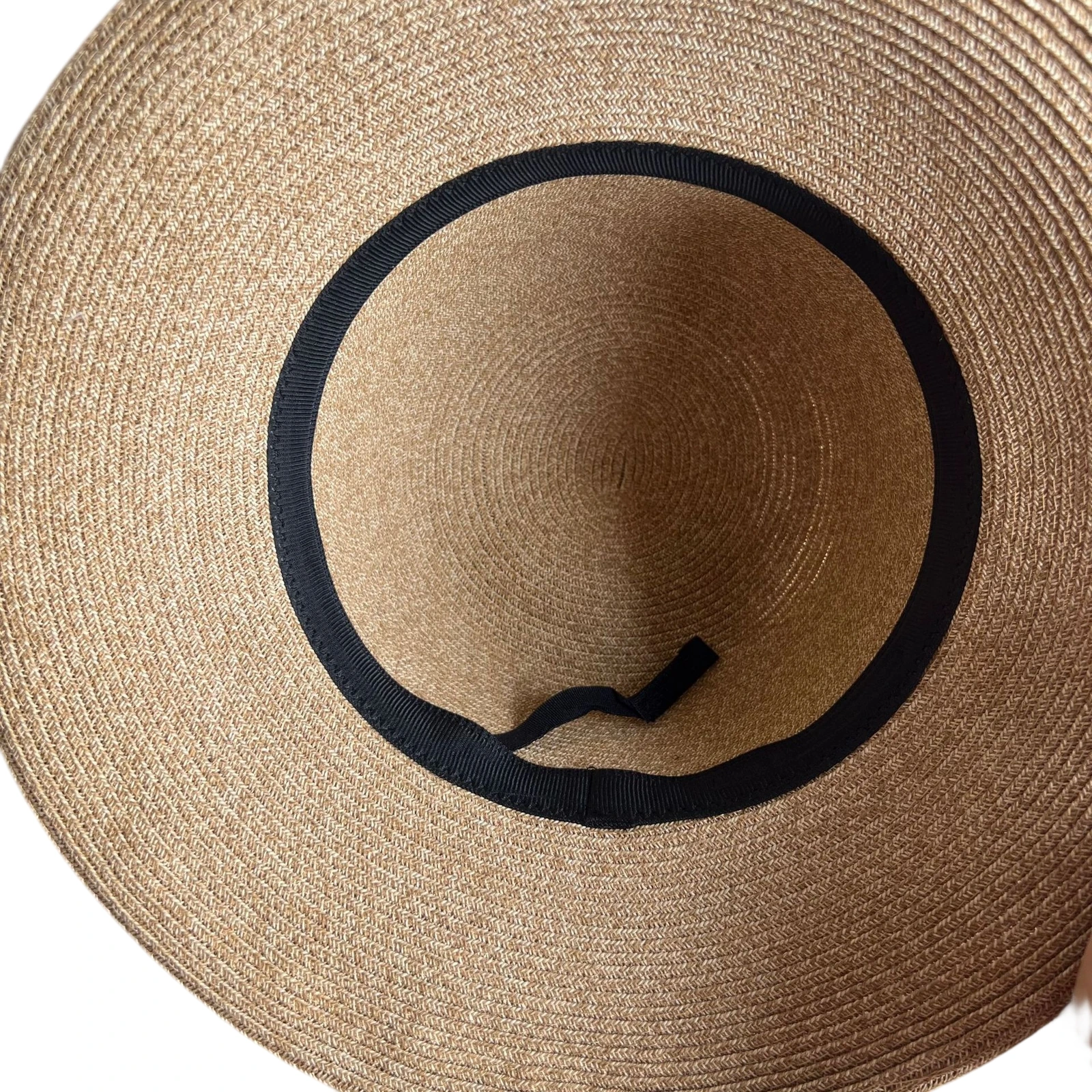 Paper Straw Bucket Hat with Ribbon image 3