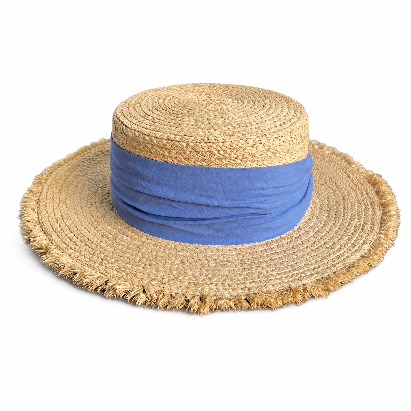 Natural Raffia Wide Brim Hat