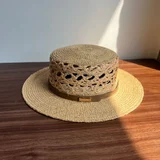 Flat Crown Raffia Hat color reference