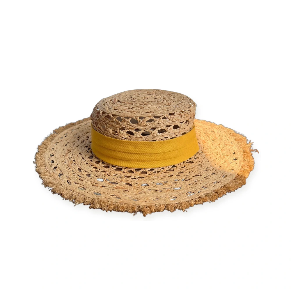 Women's Natural Raffia Sun Hat image 2