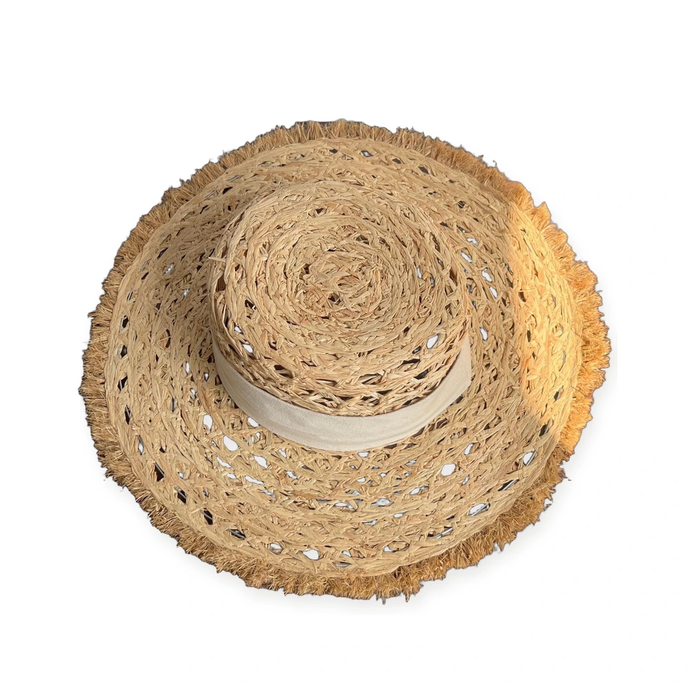 Women's Natural Raffia Sun Hat image 3