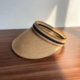 Patterned Camel with Black Stripe color reference