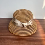 Camel Hat with Champagne Trim Band color reference